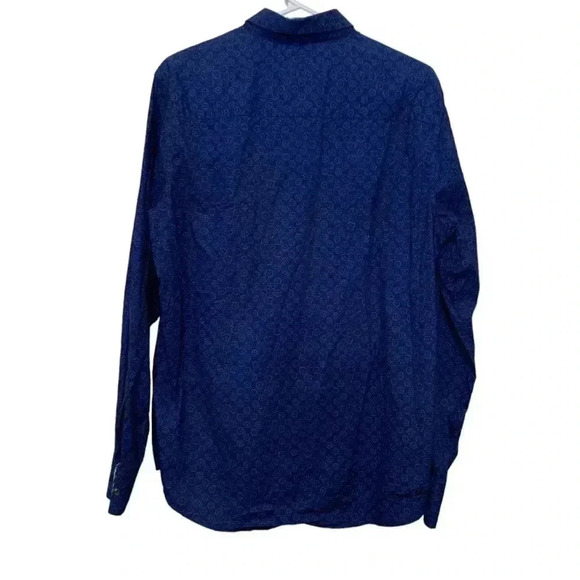 English Laundry  Dark BlueStretch Button Down, Size 15 1/2, medium - Picture 3 of 6